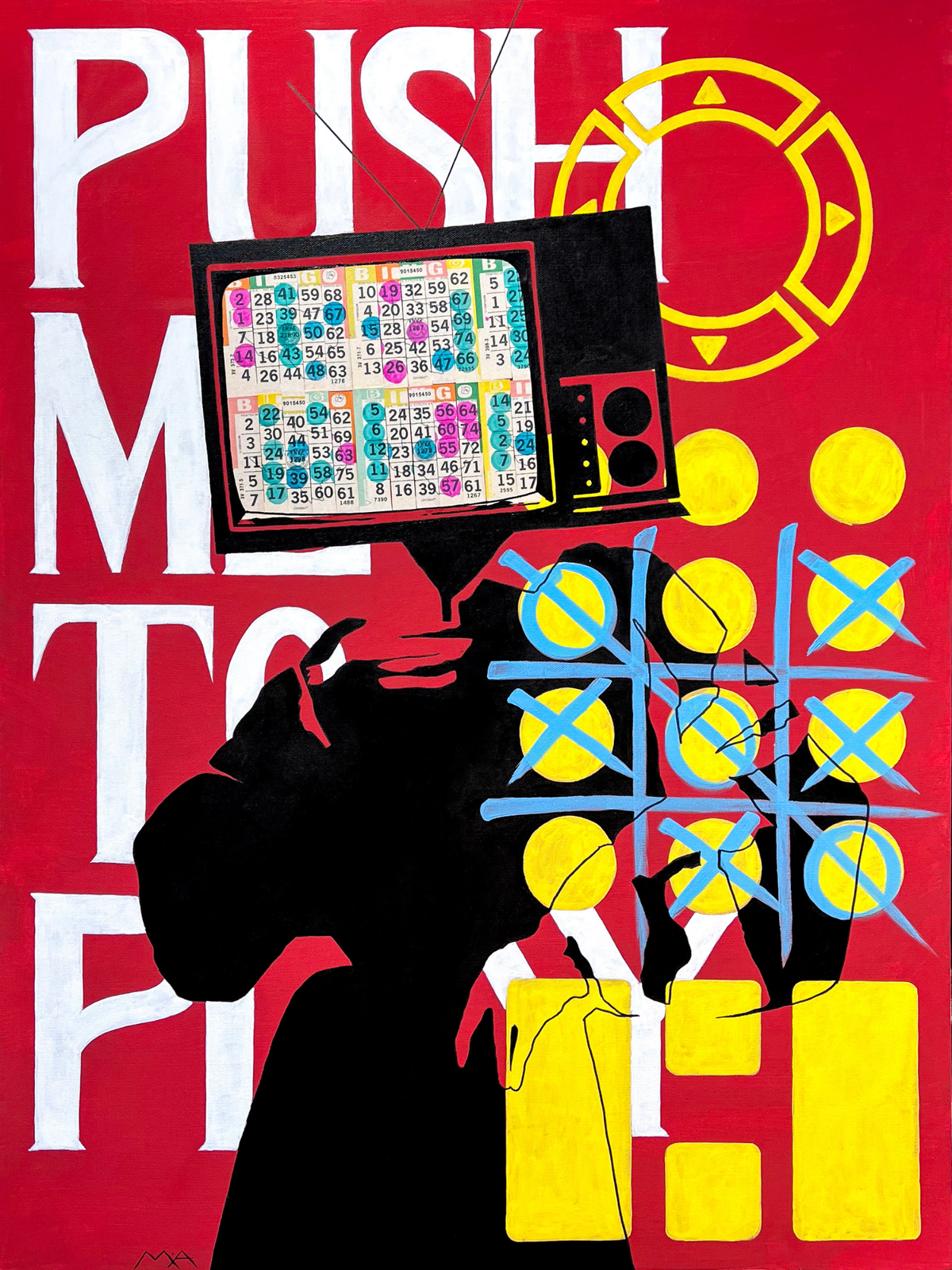 PUSH ME TO PLAY Print